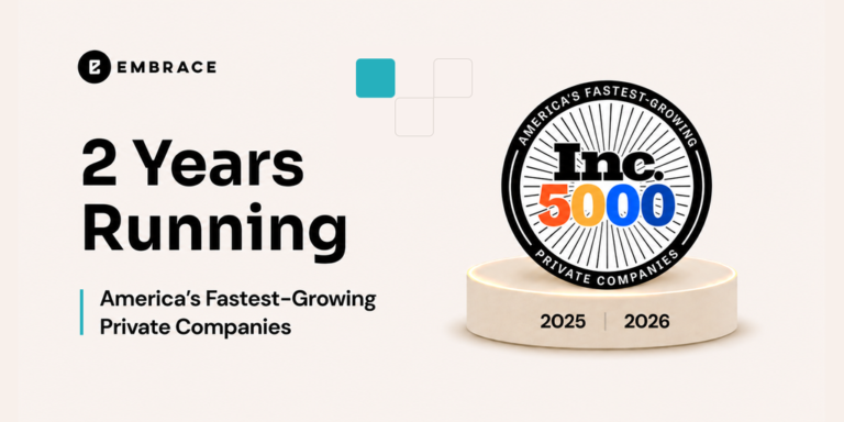 Embrace Software Named to the 2026 Inc. 5000 for the Second Consecutive Year